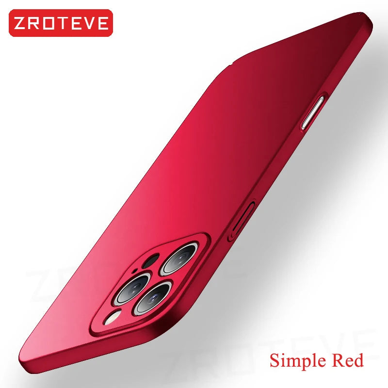 ZROTEVE Slim Matte Hard Case for iPhone
