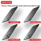 ZROTEVE Slim Matte Hard Case for iPhone