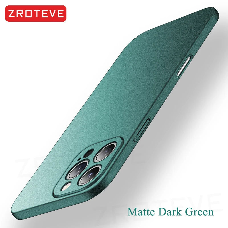 ZROTEVE Slim Matte Hard Case for iPhone