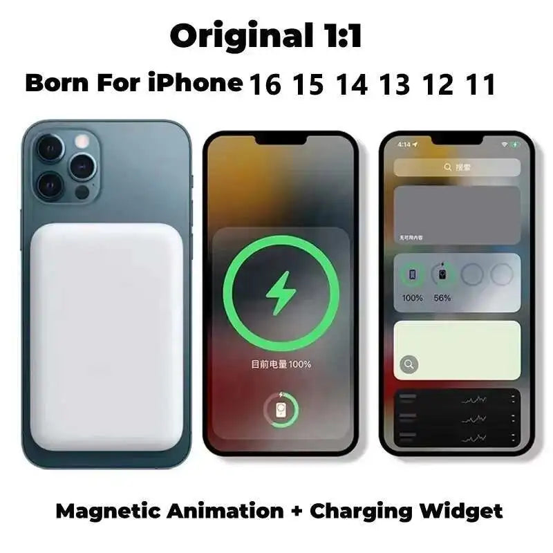 Magnetic Wireless Power Bank – 5000mAh & 10000mAh for iPhone