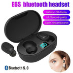 E6S LED Wireless Bluetooth Earbuds