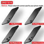 ZROTEVE Slim Matte Hard Case for iPhone