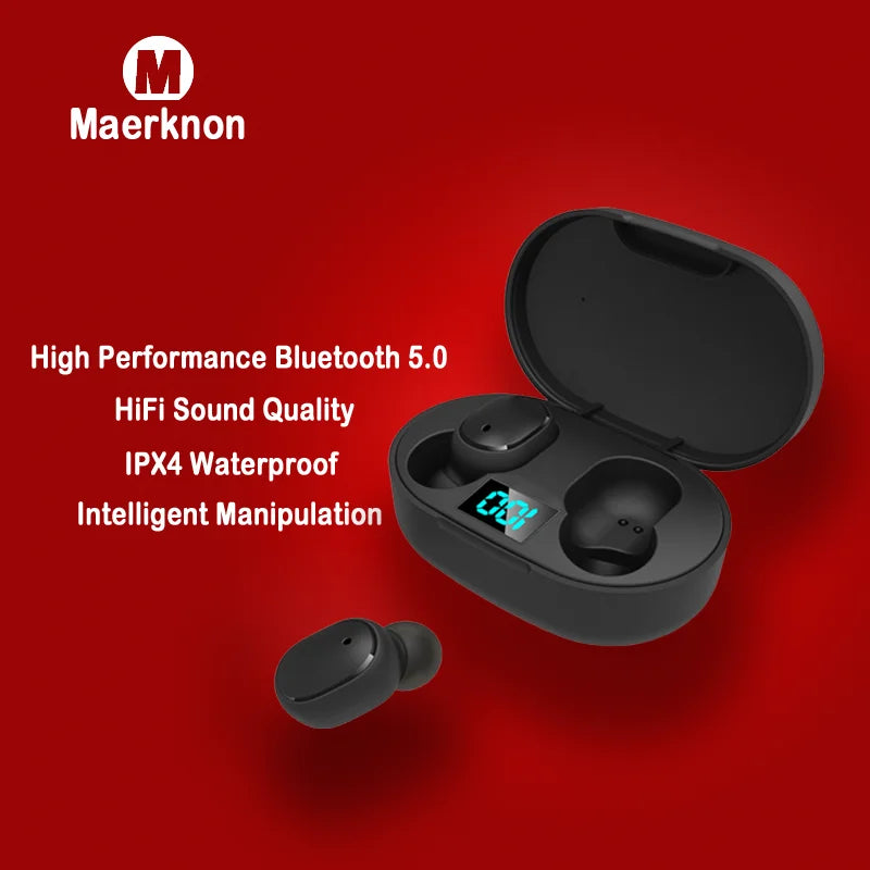 Henruisi Noise-Cancelling TWS Bluetooth Earbuds