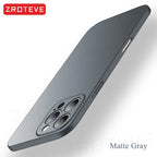 ZROTEVE Slim Matte Hard Case for iPhone