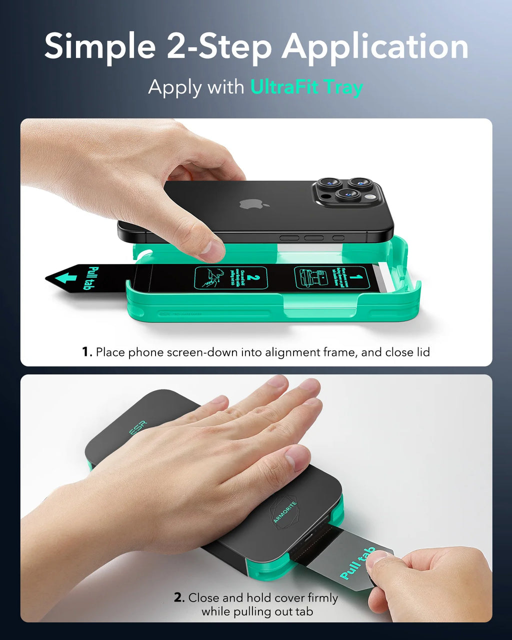 ESR Armorite Tempered Glass Screen Protector – 3 Pack