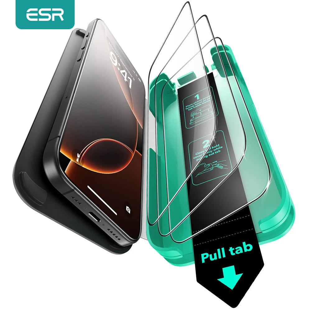 ESR Armorite Tempered Glass Screen Protector – 3 Pack
