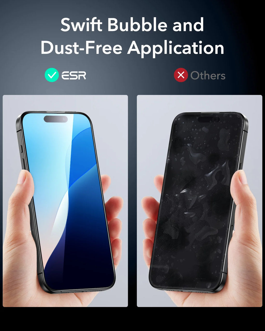 ESR Armorite Tempered Glass Screen Protector – 3 Pack