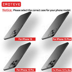 ZROTEVE Slim Matte Hard Case for iPhone