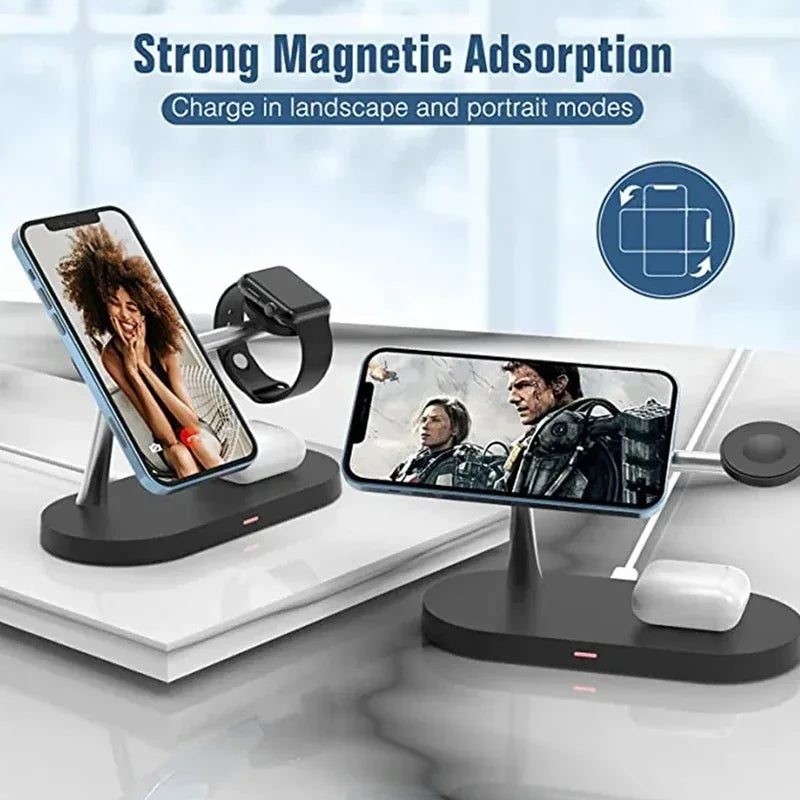 3-in-1 Magnetic Wireless Charging Stand